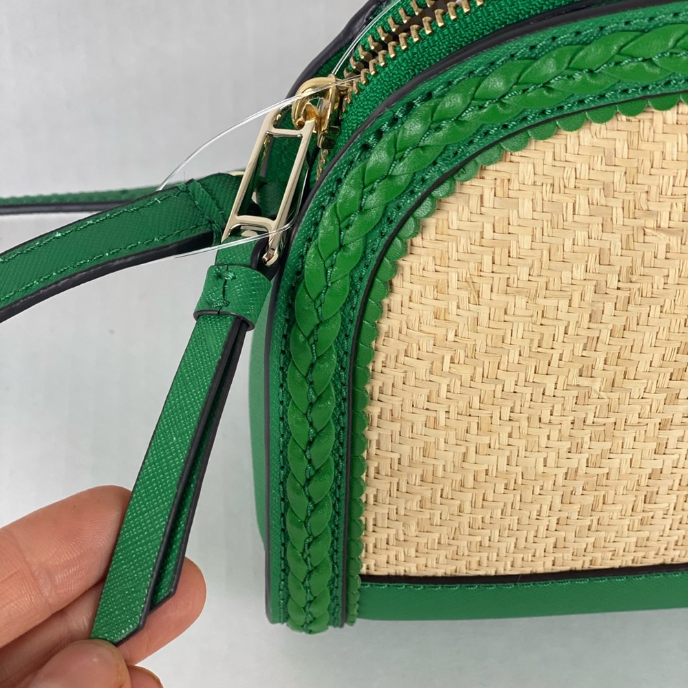 Kate Spade Reiley Straw Dome Cross Body Bag - Picture 6 of 8